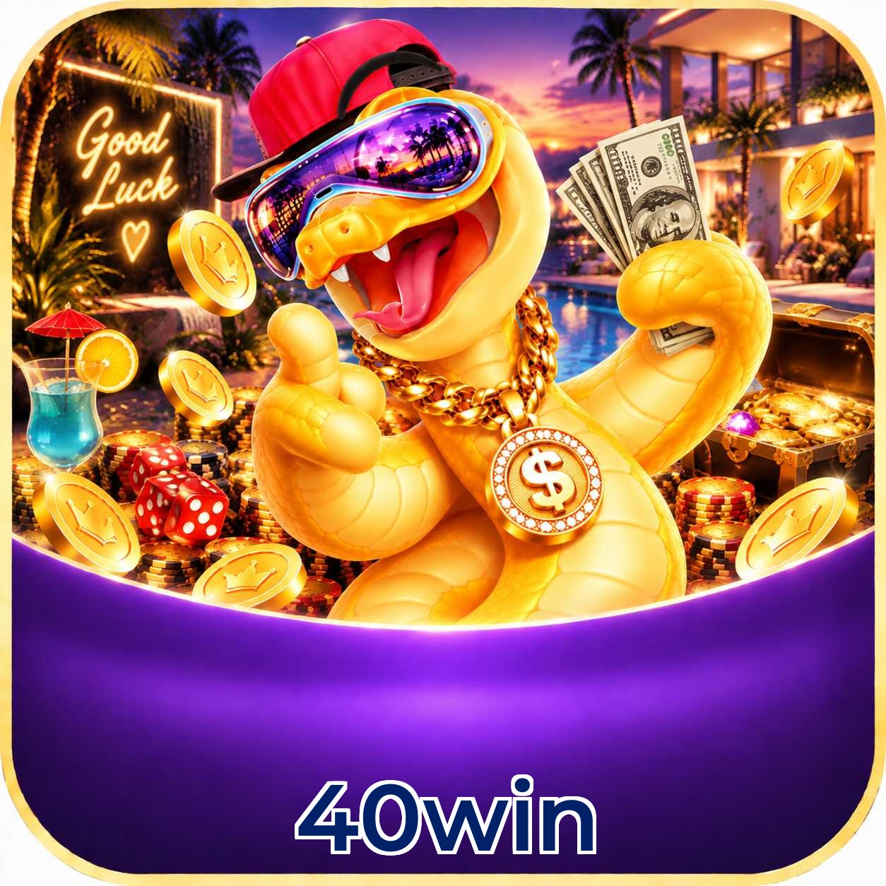 Programa VIP 40win — 5 níveis de progressão automática